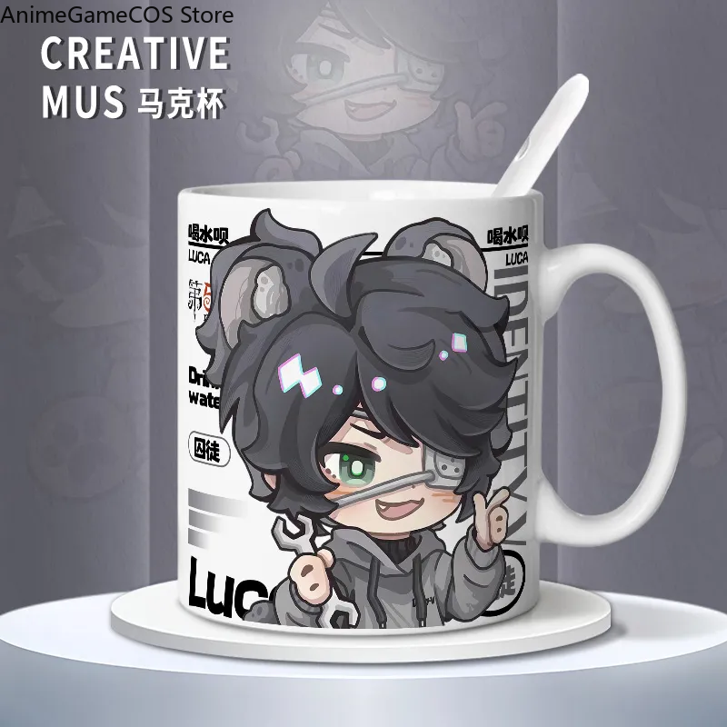 Coffee Tea Japan - Identity V プロスペクター、火災捜査官、傭兵、囚人、チアリーダー、古美術品収集家、騎士、セラミックマグ、ティーカップ、コーヒーマグ、ギフト