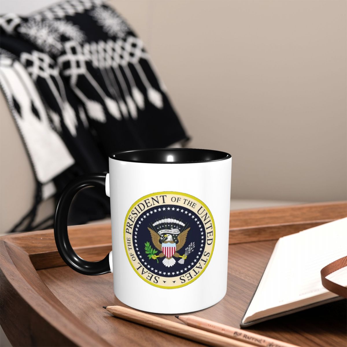 Coffee Tea Unit - 米国大統領の印入りマグカップ 面白いセラミックコーヒーカップ ティーカップ ミルクカップ ドリンクウェア 女性男性へのギフト