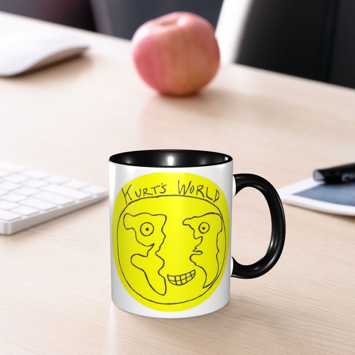 Coffee Tea World - ジョー・キーリー・スプリー・カーツ・ワールドロゴマグ面白いセラミックコーヒーカップティーマグミルクカップドリンクウェアギフト女性男性向け