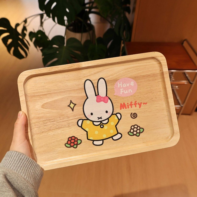 Good Coffee Tea - ミッフィーウサギかわいいアニメ漫画木製パレットコーヒー紅茶人気商品同型家庭用かわいい木製プレート