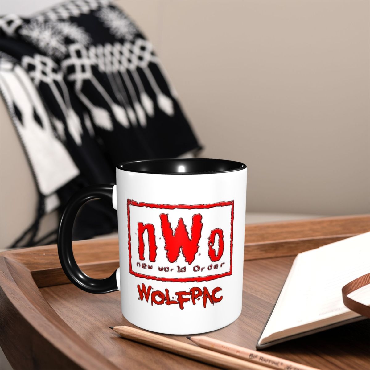 Coffee Tea World - NWO 新世界秩序レスリングマグ面白いセラミックコーヒーカップティーマグミルクカップドリンクウェアギフト女性男性向け