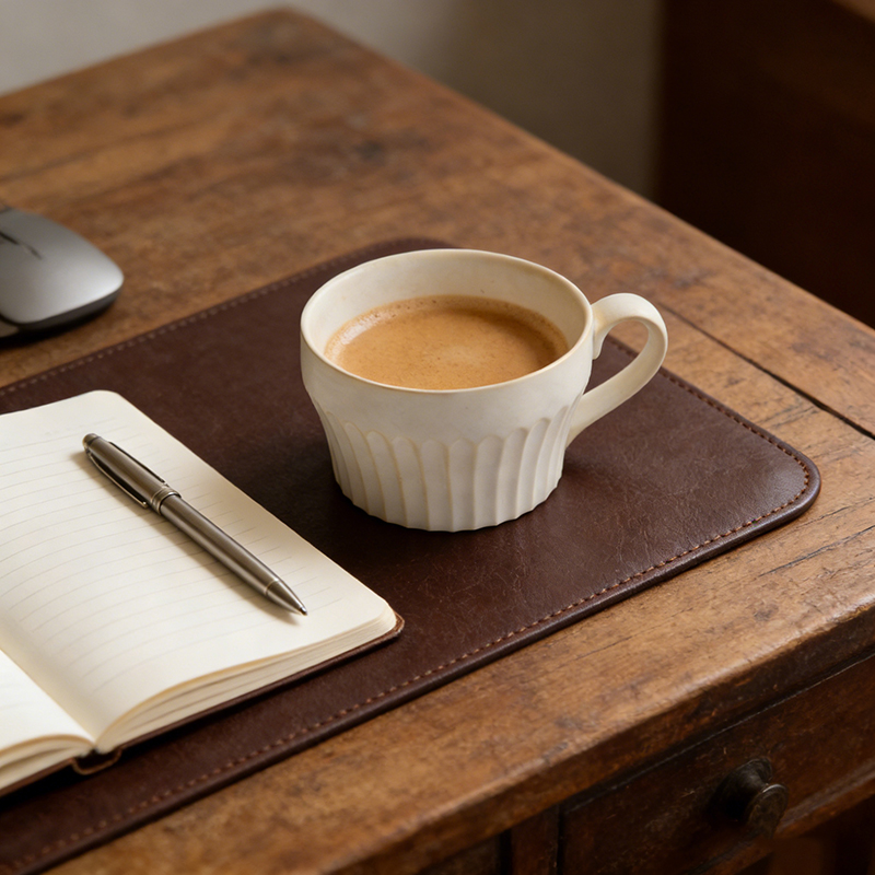 350ml 日本風レトロ縦目陶器マグカップ　クリエイティブコ - Coffee Tea Japan のレビューと価格
