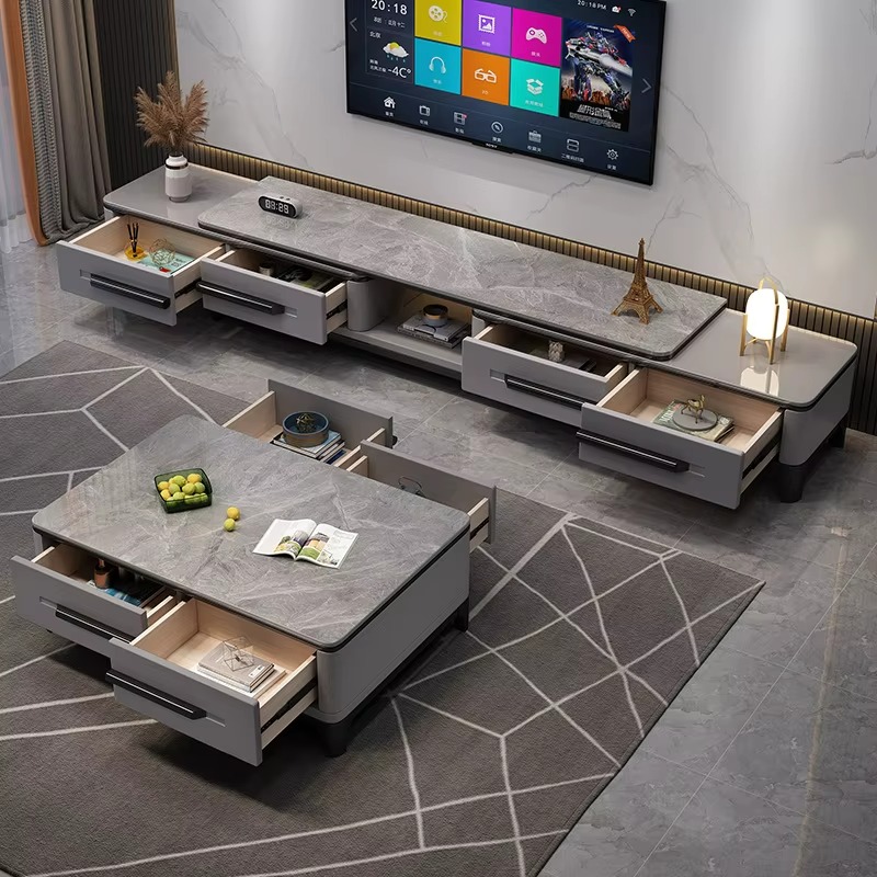 卸売モダンコンテンポラリーテレビユニット＆コーヒーテーブルセ - Coffee Tea Unit のレビューと価格