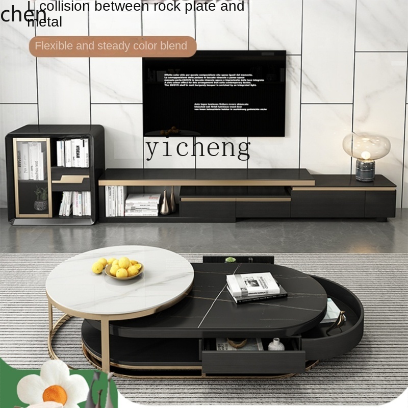YFY ライトラグジュアリー石板茶テーブル リビングルーム  - Coffee Tea Unit のレビューと価格