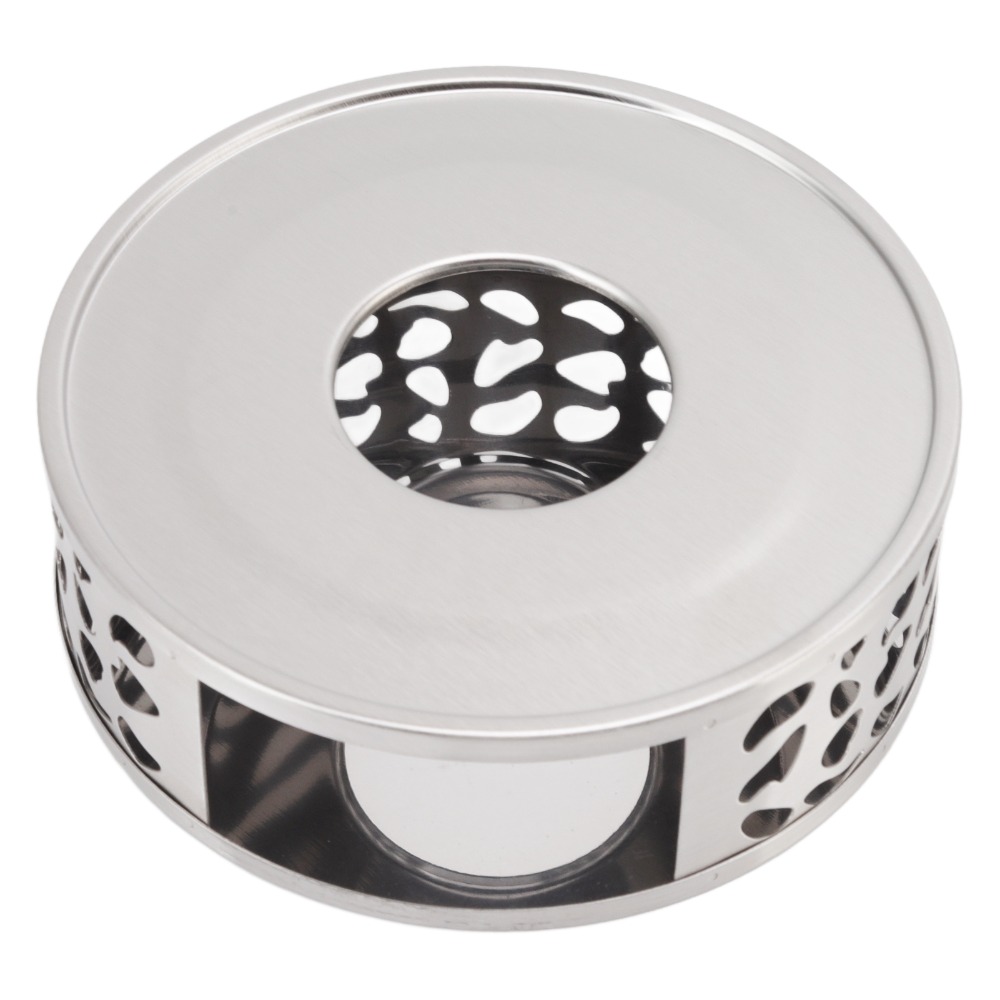 ステンレス鋼ティーポットヒーター換気穴中空デザインティーウォ - Coffee Tea Warmer のレビューと価格
