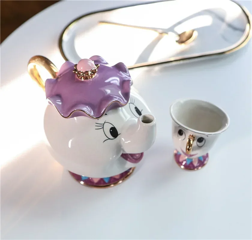 ディズニー ティーポット 可愛い漫画 美女と野獣 コーヒーポ - Good Coffee Tea のレビューと価格