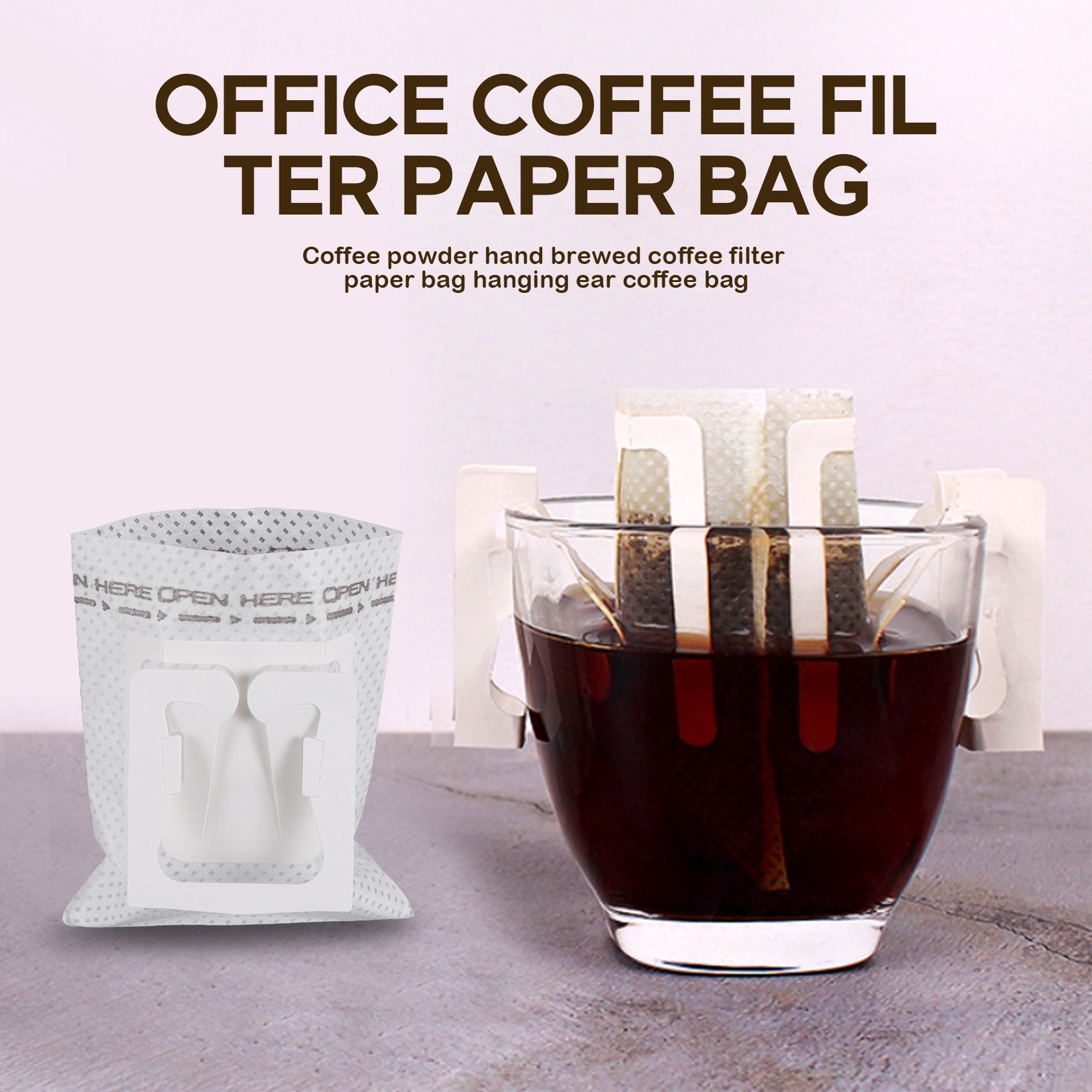 50枚入り/パック ドリップコーヒーフィルターバッグ ポータ - Coffee & Tea Garden Lincoln Menu のレビューと価格