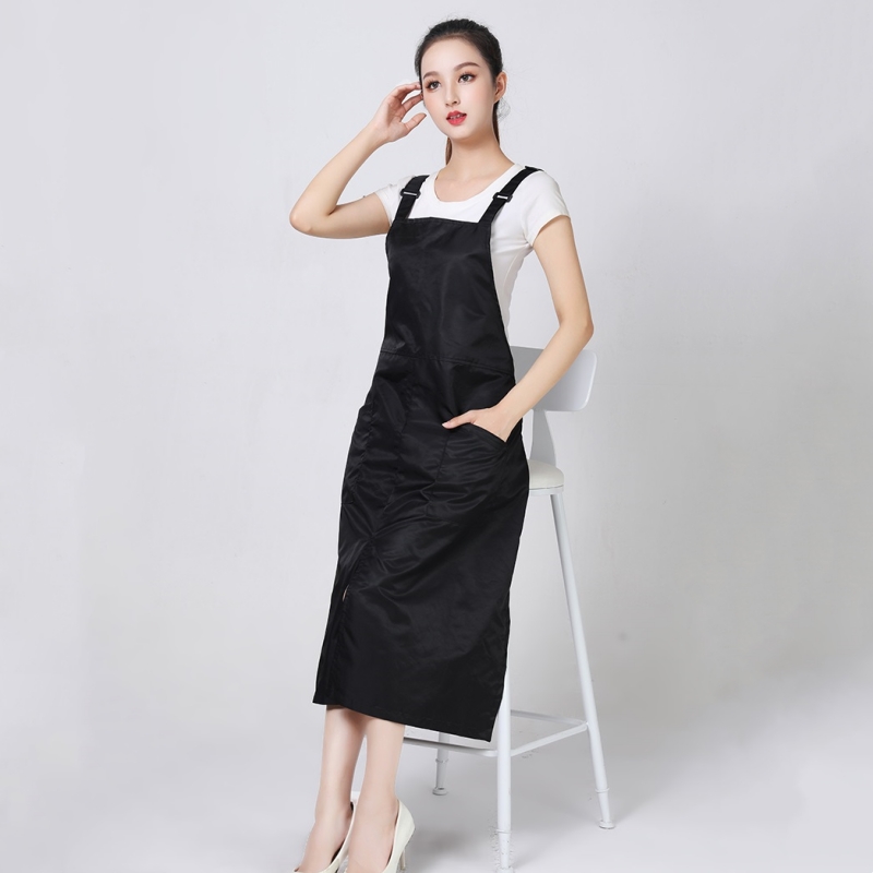 プロ仕様のサロンエプロン、大きなポケットと調節可能なストラッ - Coffee Tea Unit のレビューと価格