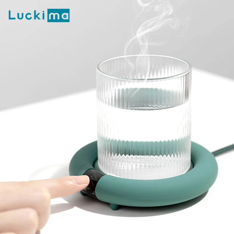 新しいコーヒーマグウォーマー電気加熱コースターホームオフィス - Coffee Tea Warmer のレビューと価格