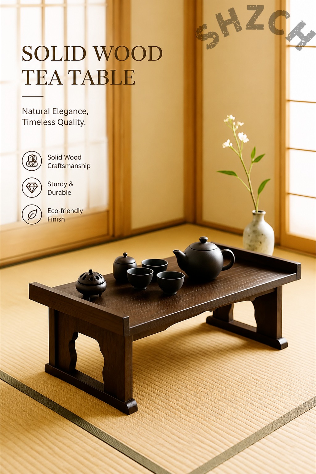 折りたたみ式木製ローティーテーブル – リビングルーム、出窓 - Coffee Or Tea Please のレビューと価格