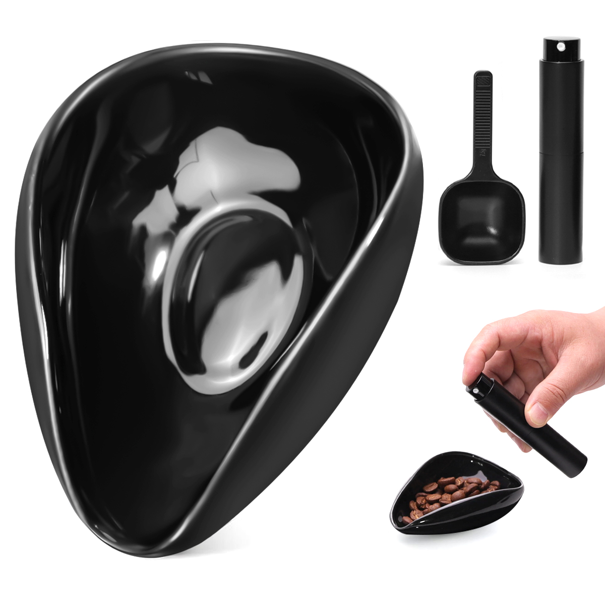 Leeseph コーヒー豆計量カップとスプーンセット、セラミ - Coffee Or Tea Please のレビューと価格