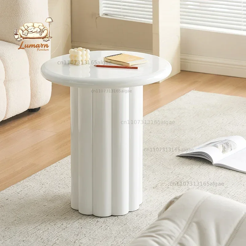 北欧ミニマリズム無垢材円形コーナーソファテーブルクリエイティ - Coffee Tea Unit のレビューと価格
