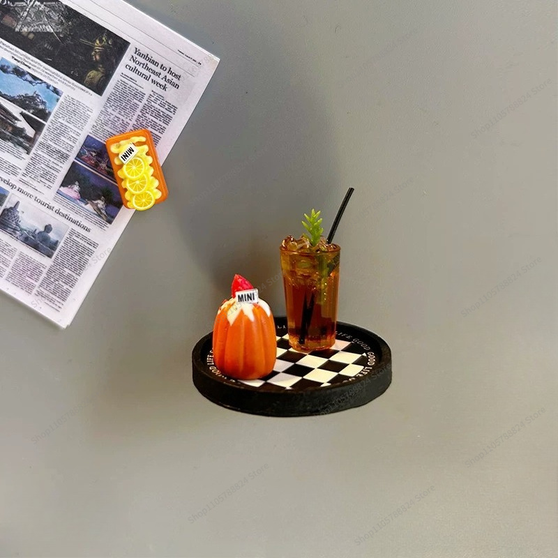 ミニチュアワールドの冷蔵庫用ステッカー、コーヒーとアフタヌー - Coffee Tea World のレビューと価格