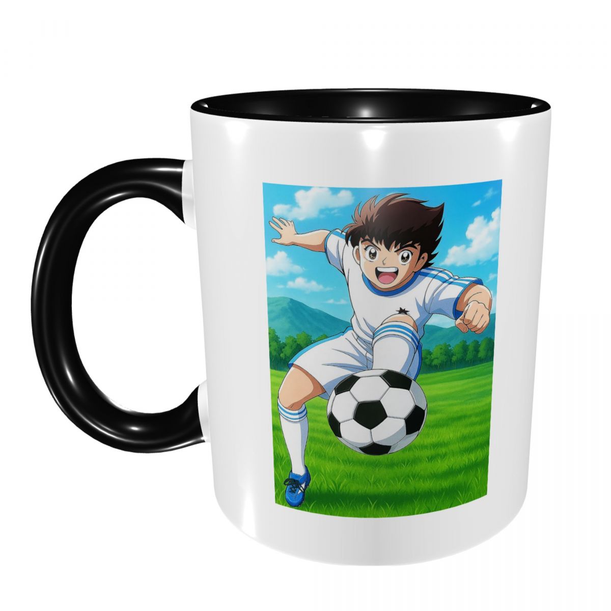 キャプテン翼日本サッカーアニメマグカップ面白いセラミックコー - Coffee Tea Japan のレビューと価格