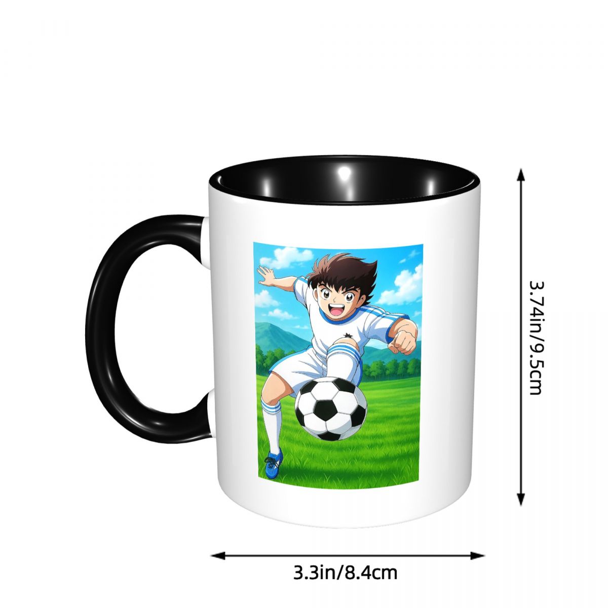 キャプテン翼日本サッカーアニメマグカップ面白いセラミックコー - Coffee Tea Japan のレビューと価格
