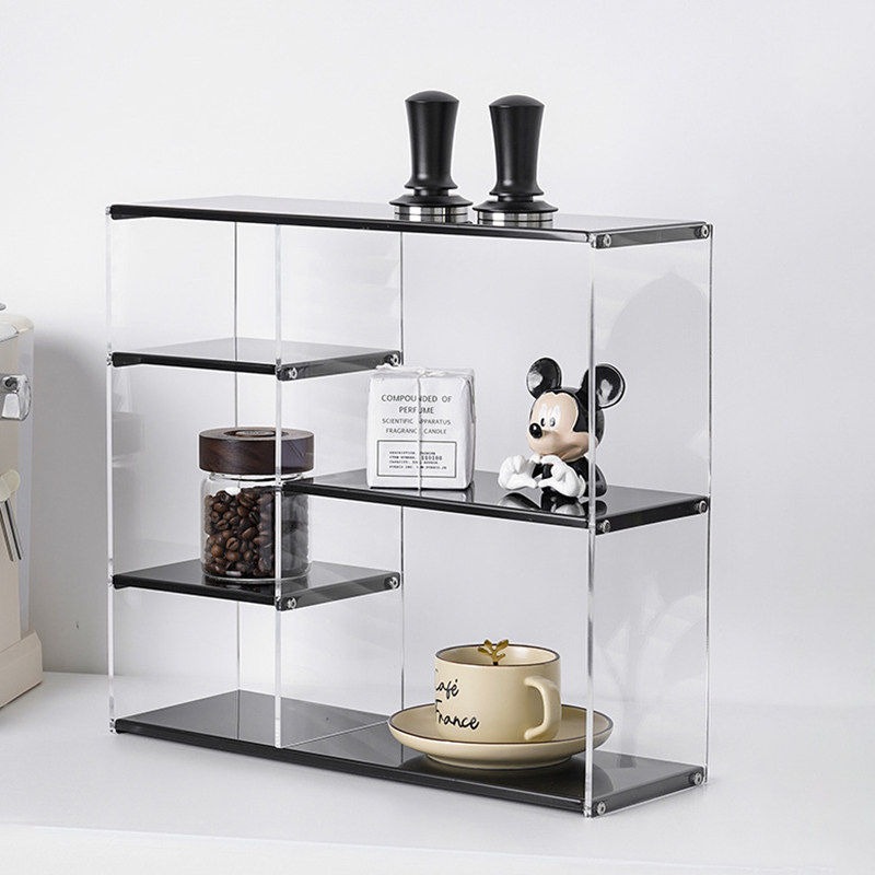 多層ステンレス製棚ユニット大容量フィギュアショーケーススタン - Coffee Tea Unit のレビューと価格