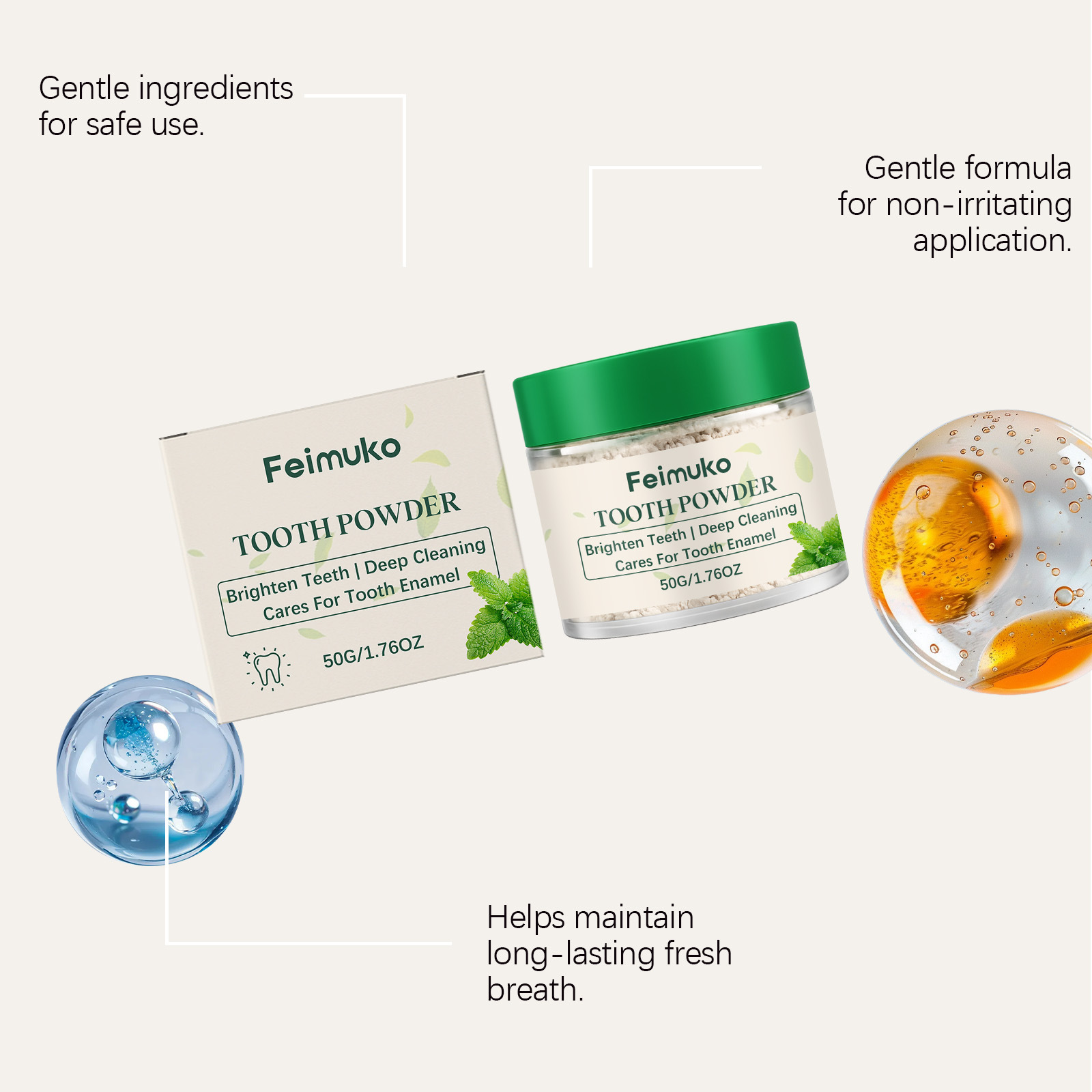 ミント歯のホワイトニングパウダー天然汚れ除去剤コーヒー、紅茶 - Coffee Tea Unit のレビューと価格
